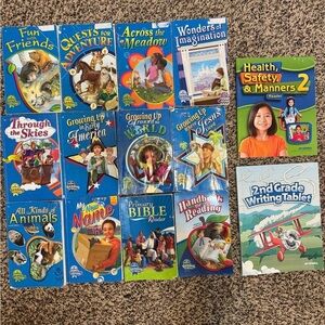 Abeka Second Grade Language Arts Reading Book Bundle